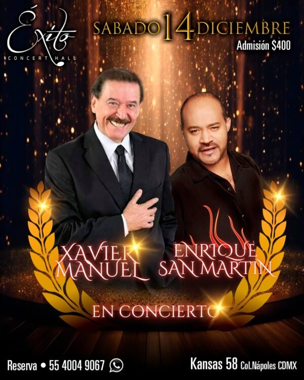 14 de Diciembre - Xavier Manuel y Enrique San Martin